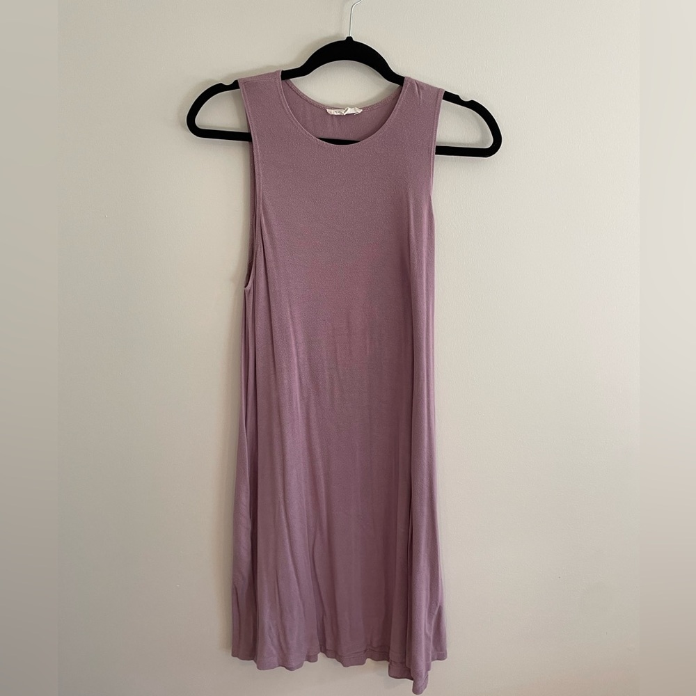 Lavender A-line Sleeveless Dress S
